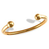 Bracelet - 9ct Yellow Gold Torque Bangle - by Hearts Forever Jewellers