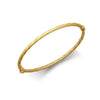 Bracelet - 9ct Yellow Gold Mesh Twist Bangle - by Hearts Forever Jewellers