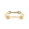 Bracelet - 9ct Yellow ladies bone bangle - by Hearts Forever Jewellers