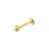Ring - 9ct Yellow 10mm Labret (Lip) Stud - by Hearts Forever Jewellers