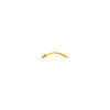 Jewellery - 9ct Yellow 13mm Curved Coned Barbell (Eyebrow) - by Hearts Forever Jewellers