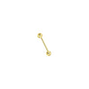 Jewellery - 18ct Yellow 22mm Barbell (Tongue) - by Hearts Forever Jewellers
