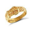 Ring - 9ct Yellow Gold Baby Buckle Ring - by Hearts Forever Jewellers