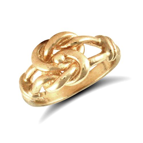 Ring - 9ct Yellow Gold Baby Knot Ring - by Hearts Forever Jewellers