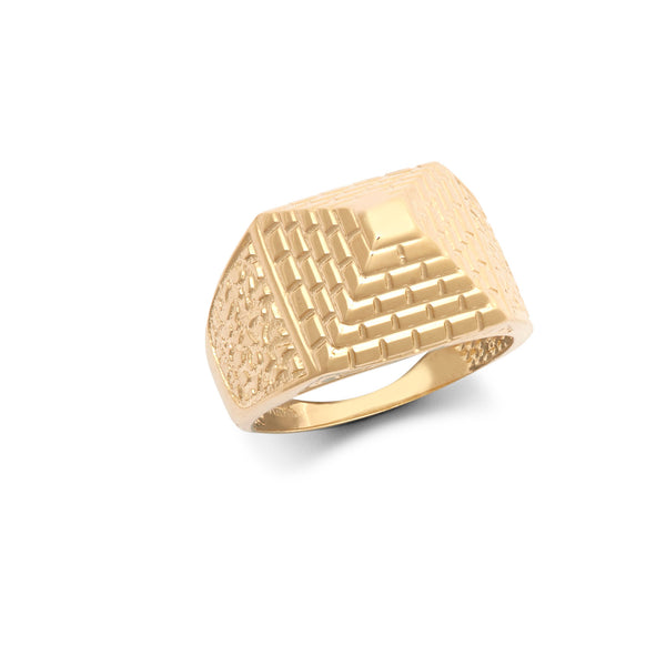 Ring - 9ct Yellow Gold Child's Pyramid Ring - by Hearts Forever Jewellers