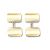 Necklace - 9ct Yellow Gold Cufflinks Oblong - by Hearts Forever Jewellers