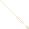 9ct Yellow Gold Rolo Chain 1.1mm Gauge Pendant Chain
