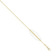 9ct Yellow Gold Rolo Chain 1.1mm Gauge Pendant Chain
