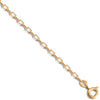 Diamond Ring - 9ct Yellow Gold Italian Diamond Cut Belcher 1.7mm Gauge Pendant Chain - by Hearts Forever Jewellers