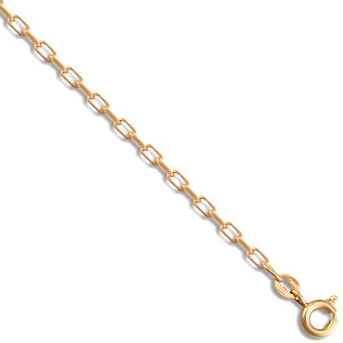 Diamond Ring - 9ct Yellow Gold Italian Diamond Cut Belcher 1.7mm Gauge Pendant Chain - by Hearts Forever Jewellers