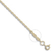 9ct Yellow Gold Prince of Wales 1.7mm Gauge Pendant Chain