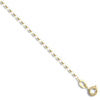 Diamond Necklace - 9ct Yellow Gold Diamond Cut Belcher 1.6mm Gauge Pendant Chain - by Hearts Forever Jewellers