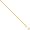 9ct Yellow Gold Flat Curb 1.5mm Gauge Pendant Chain