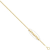 9ct Yellow Gold Flat Curb 1.5mm Gauge Pendant Chain