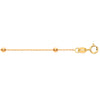 9ct Yellow Gold Cable and Bead Chain