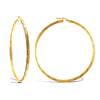 Ring - 9ct yellow gold 3mm round-tube twisted creole Hoop Earrings - by Hearts Forever Jewellers