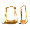 Ring - 9ct yellow gold polished handbag shaped creole earrings - by Hearts Forever Jewellers