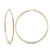 Ring - 9ct yellow gold 2mm polished elegant creole Hoop Earrings - by Hearts Forever Jewellers