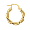 Ring - 9ct Yellow Double Tubed Polished hoop Earrings - by Hearts Forever Jewellers