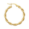 Ring - 9ct Yellow Double Tubed Polished hoop Earrings - by Hearts Forever Jewellers