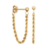 Ring - 9ct Yellow Rope Earrings - by Hearts Forever Jewellers