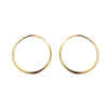 Ring - 9ct yellow gold plain polished Hoop Earrings - by Hearts Forever Jewellers
