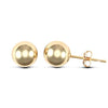 Ring - 9ct yellow gold 3mm ball Stud Earrings - by Hearts Forever Jewellers