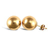 Ring - 9ct yellow gold 3mm ball Stud Earrings - by Hearts Forever Jewellers