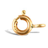 Ring - 9ct Yellow Gold Open Bolt Ring - by Hearts Forever Jewellers