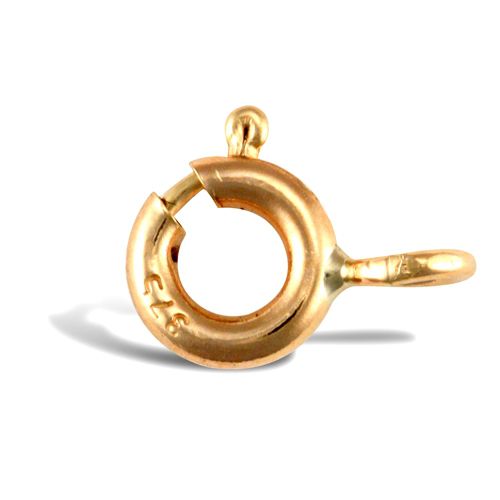 Ring - 9ct Yellow Gold Open Bolt Ring - by Hearts Forever Jewellers
