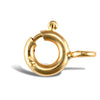 Ring - 9ct Yellow Gold Open Bolt Ring - by Hearts Forever Jewellers