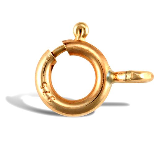 Ring - 9ct Yellow Gold Open Bolt Ring - by Hearts Forever Jewellers