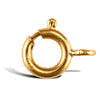 Ring - 9ct Yellow Gold Open Bolt Ring - by Hearts Forever Jewellers