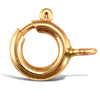 Ring - 9ct Yellow Gold Open Bolt Ring - by Hearts Forever Jewellers