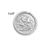 925 Silver George & Dragon Half Sovereign Size Insert (AFD085)