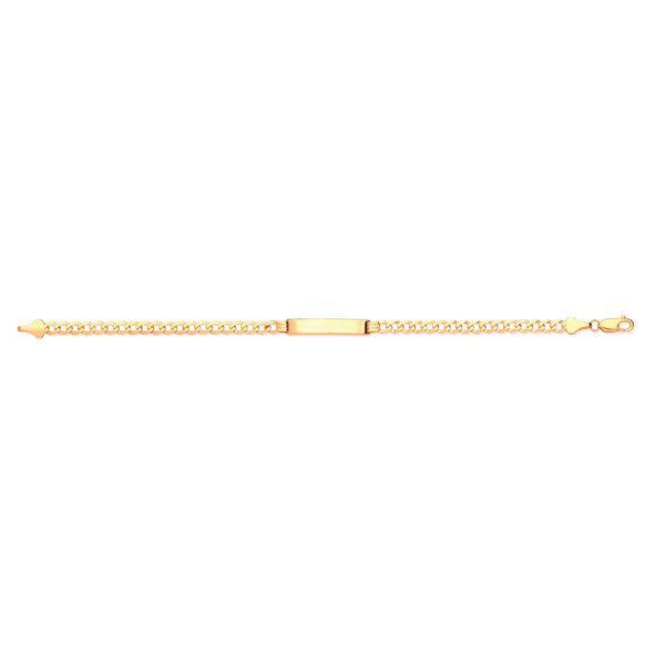 Bracelet - 9ct Yellow Gold Id Bracelet - by Hearts Forever Jewellers