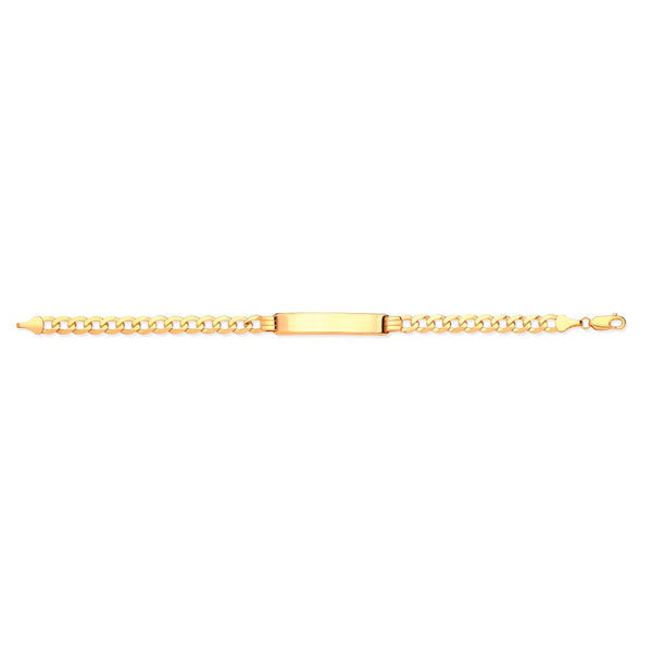 Bracelet - 9ct Yellow Gold Id Bracelet - by Hearts Forever Jewellers