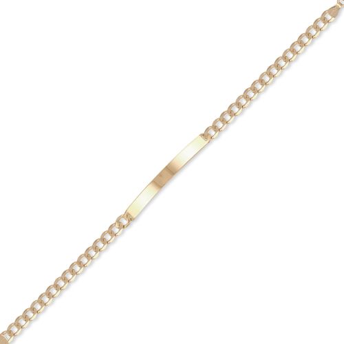 Necklace - 9ct Yellow Gold Id Bracelet - by Hearts Forever Jewellers