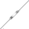Bracelet - 9ct W/G Childs Trace ID Bracelet - by Hearts Forever Jewellers