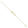 Bracelet - 9ct Figaro ID Bracelet - by Hearts Forever Jewellers