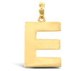 Necklace - 9ct Yellow Gold Plain Initial Pendant - by Hearts Forever Jewellers