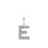 Cubic Zirconia Necklace - 9ct Yellow Gold Cubic Zirconia Initial Pendant - by Hearts Forever Jewellers