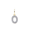 Cubic Zirconia Necklace - 9ct Yellow Gold Cubic Zirconia Initial Pendant - by Hearts Forever Jewellers