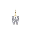 Cubic Zirconia Necklace - 9ct Yellow Gold Cubic Zirconia Initial Pendant - by Hearts Forever Jewellers