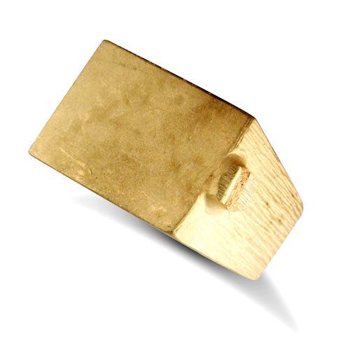 Ring - 9ct Yellow Gold Initial Blank Ring - by Hearts Forever Jewellers