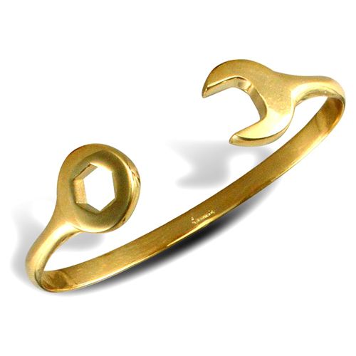 Bracelet - 9ct Yellow Gold Childrens / baby Bangle - by Hearts Forever Jewellers