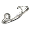 Bracelet - 9ct White Gold Childrens / baby Bangle - by Hearts Forever Jewellers