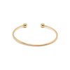 Bracelet - 9ct Yellow Gold Torque Bangle - by Hearts Forever Jewellers