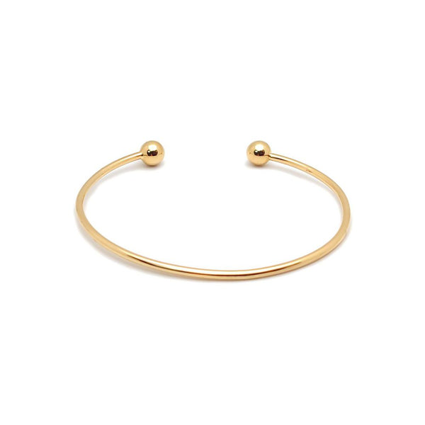 Bracelet - 9ct Yellow Gold Torque Bangle - by Hearts Forever Jewellers