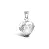 Necklace - 9ct White Gold Heart Locket - by Hearts Forever Jewellers